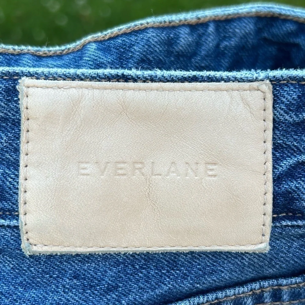 Everlane The Curvy Cheeky 90's Straight Leg High Rise Button Fly Jeans | size 29